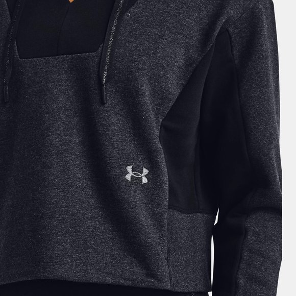 Under Armour Cropped Fleece Hoodie - Picture 5 of 10